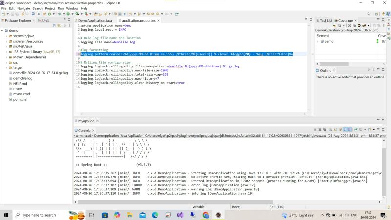 How To Configure Default Log Files Spring Boot Logging Signoz - Premium Gradient Texture Gallery - Retina